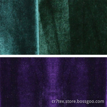 100% Corea Velvet Spandex Plain Dyed Ladies Fabric